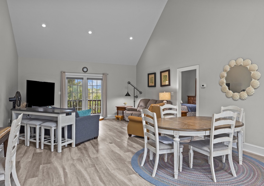 Living Room and Dining Room