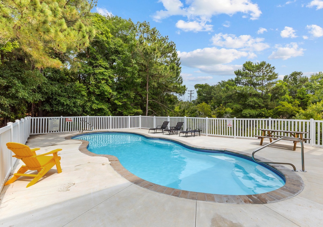Large Pool and Patio