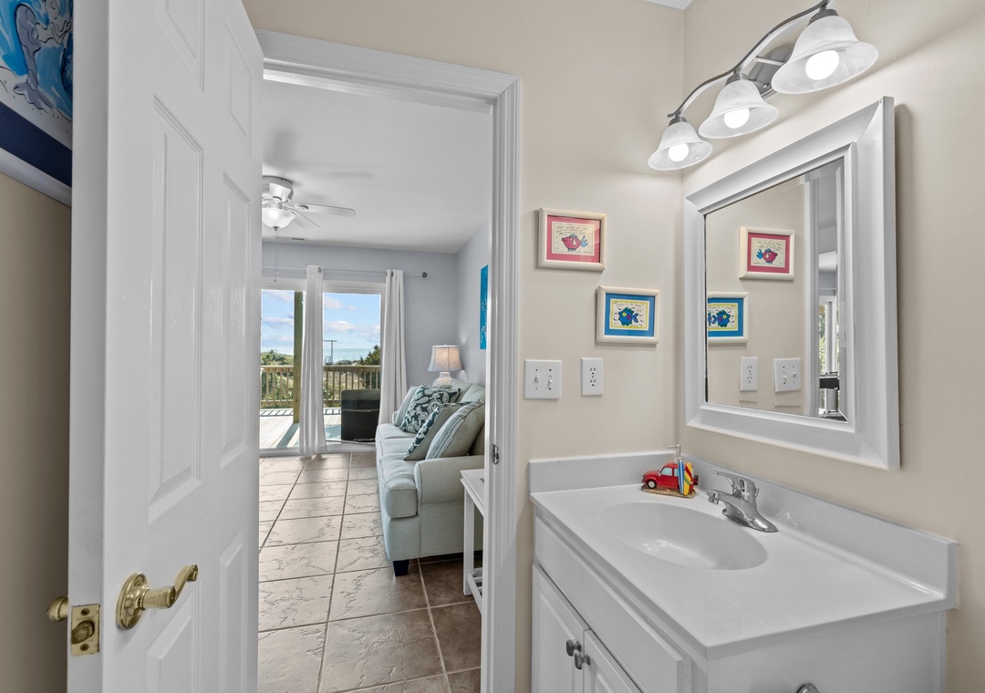Ground Level Bathroom