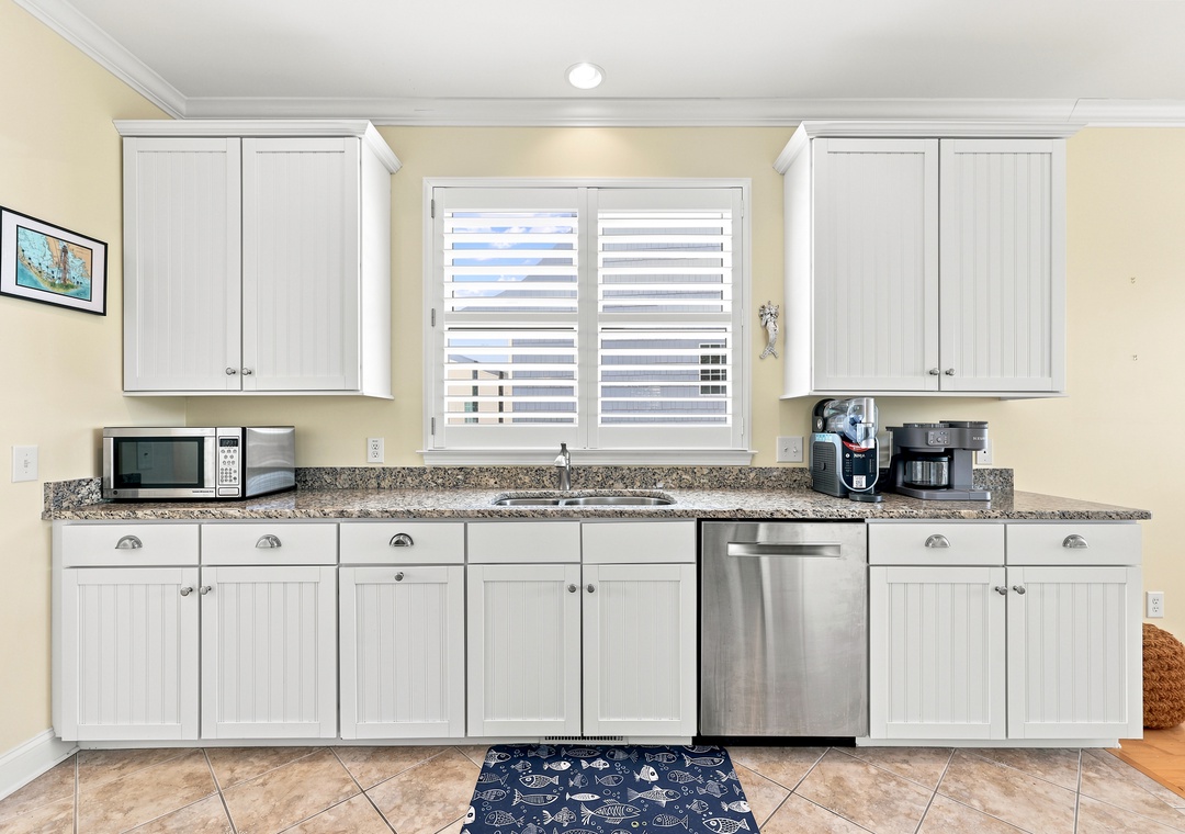 Blue Chair Stays | Kitchen