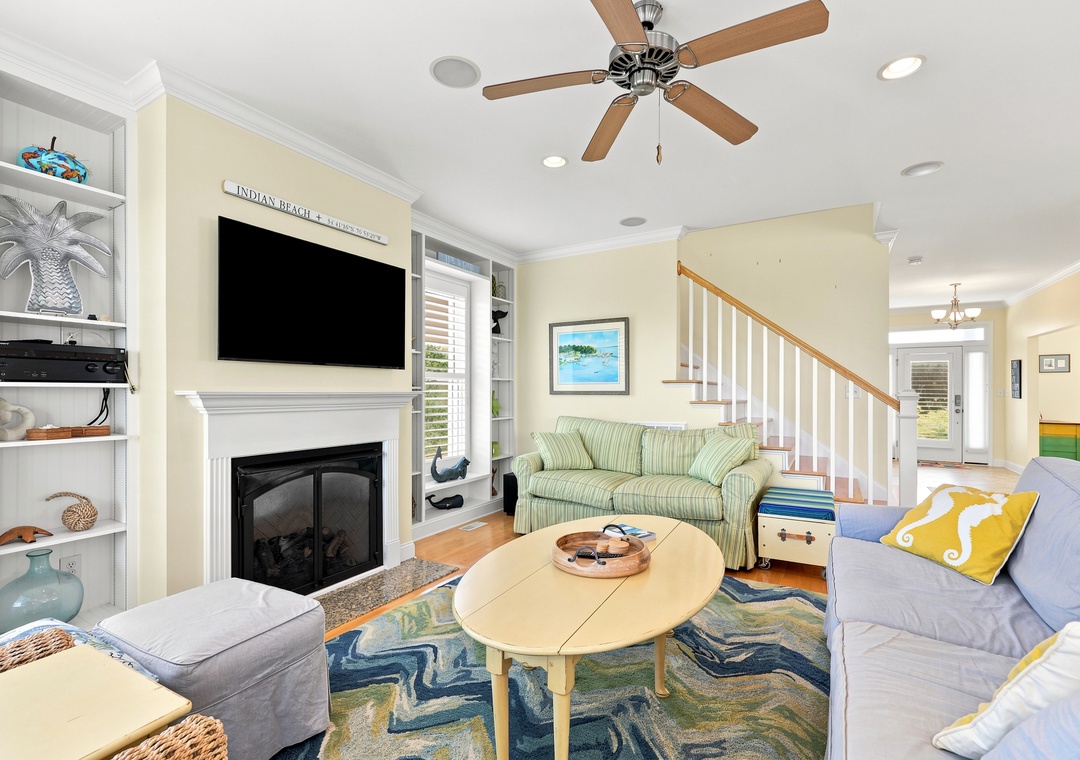 Blue Chair Stays | Living Area
