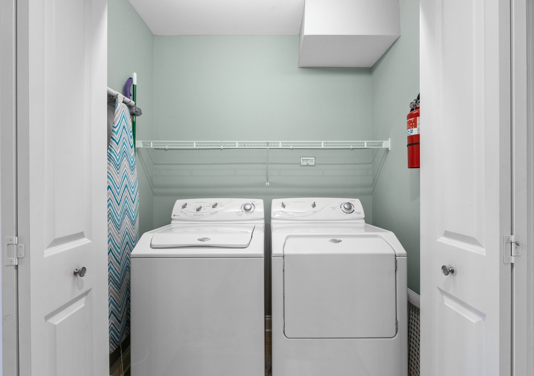 Laundry Room Located on the Mid-Floor
