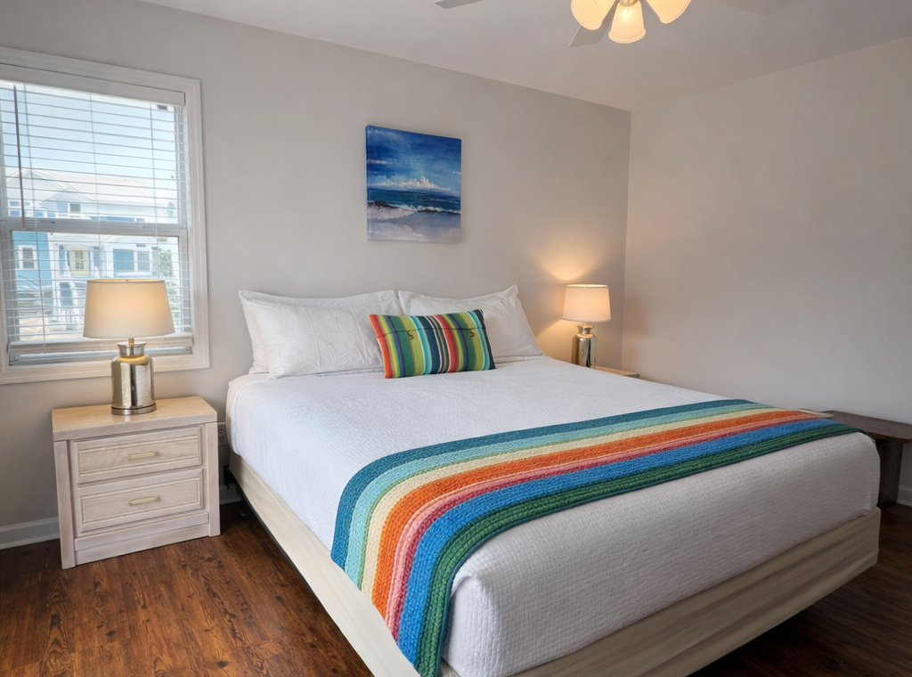 King Bed and Private Bath