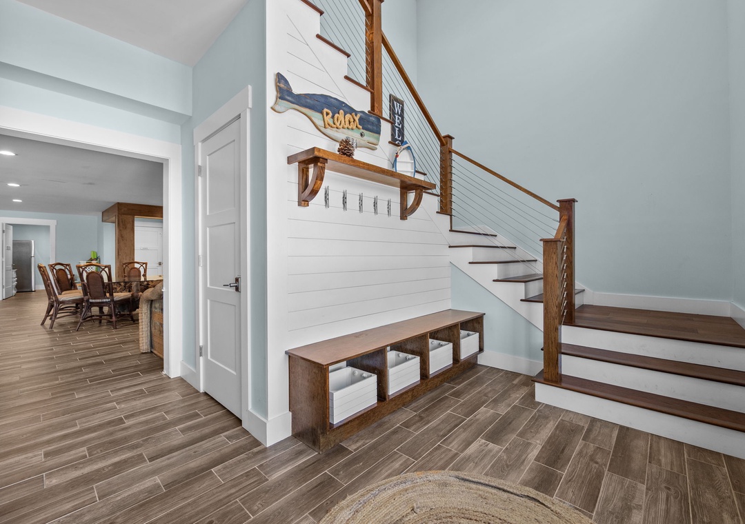 Entrance stairs