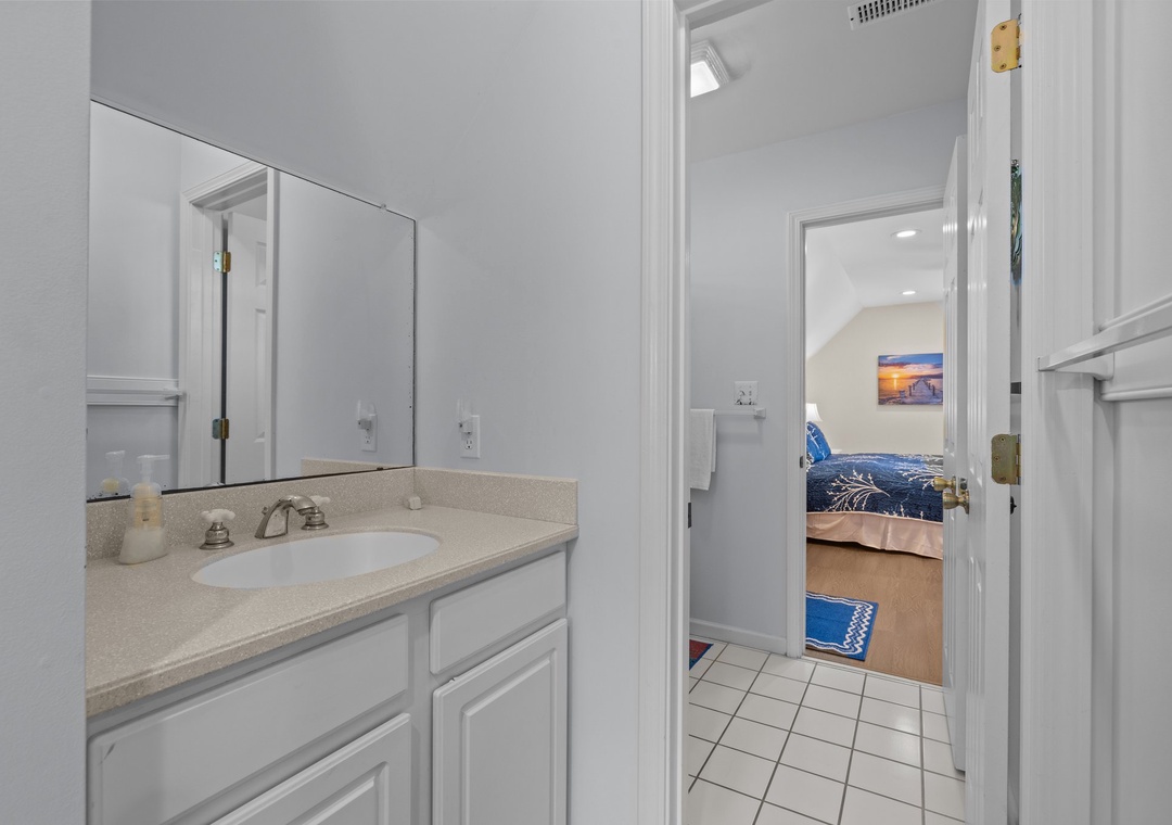 Top Floor Shared Jack and Jill Style Bathroom