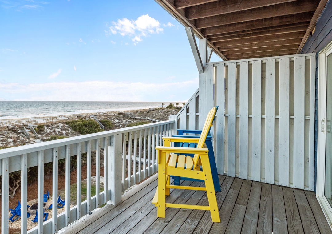 Deck off bedrooms