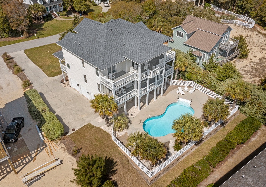 Aerial Of House