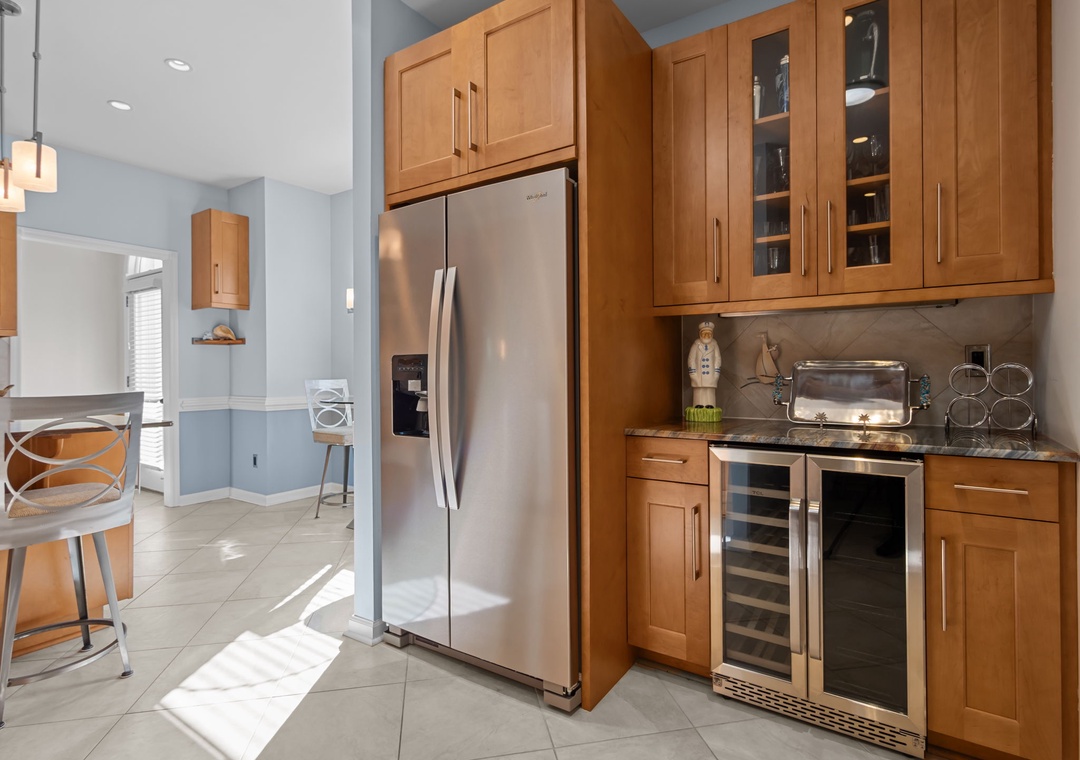Fridge and Beverage Fridge