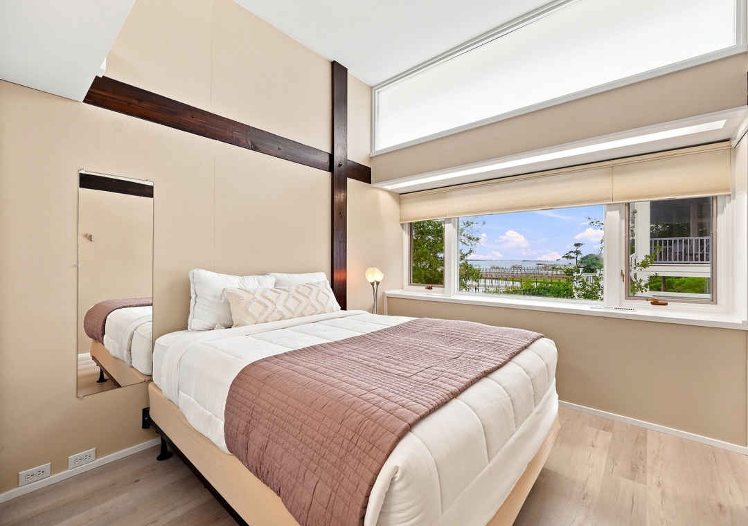 Bogue House | Bedroom and Sound View