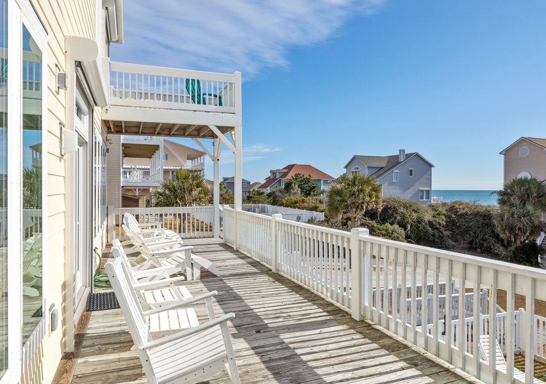 Deck off of the Living Room