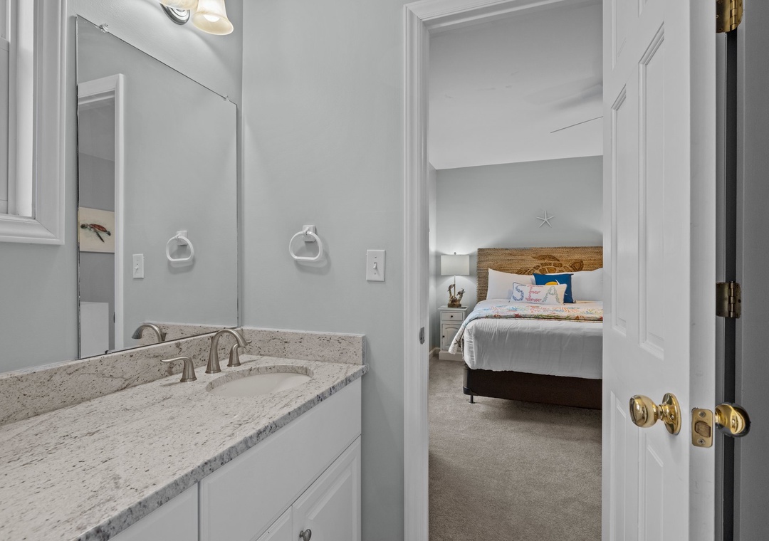 Jack and Jill bathroom on second floor