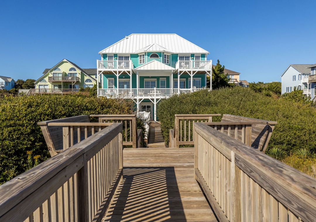 Beach View of the House