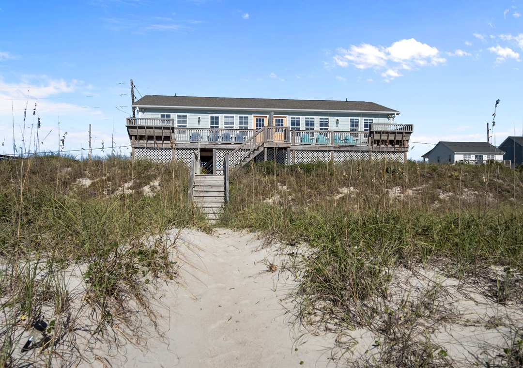 House from the beach