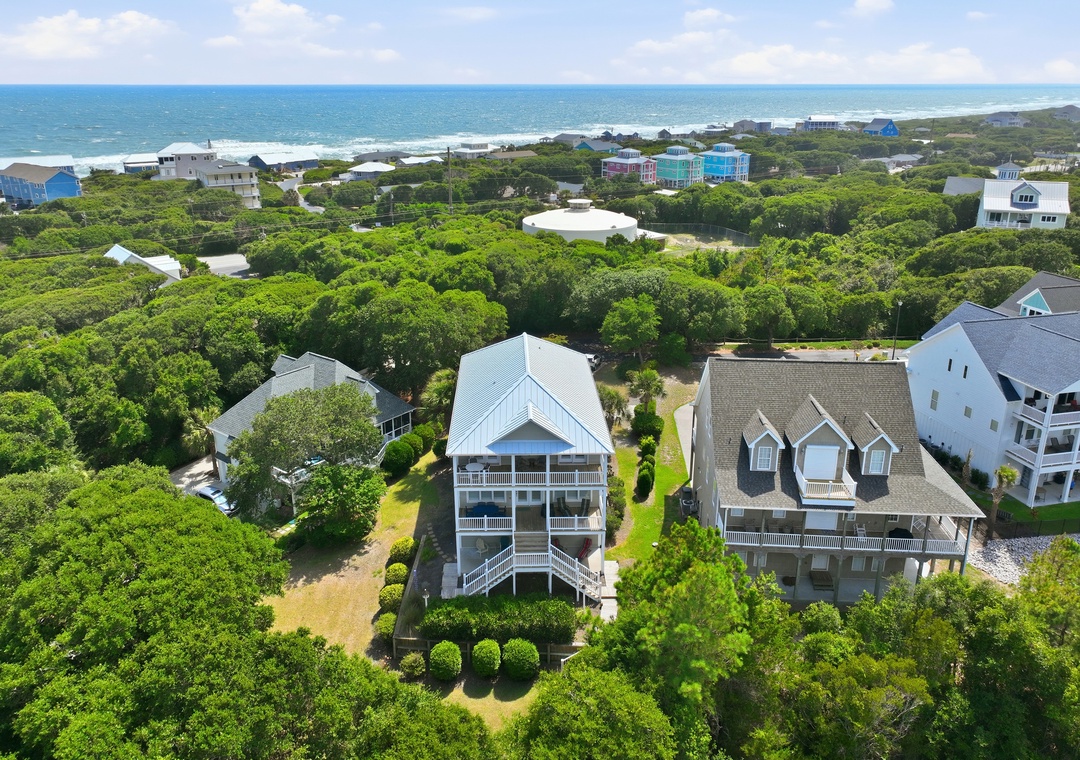 Blue Chair Stays | Aerial View