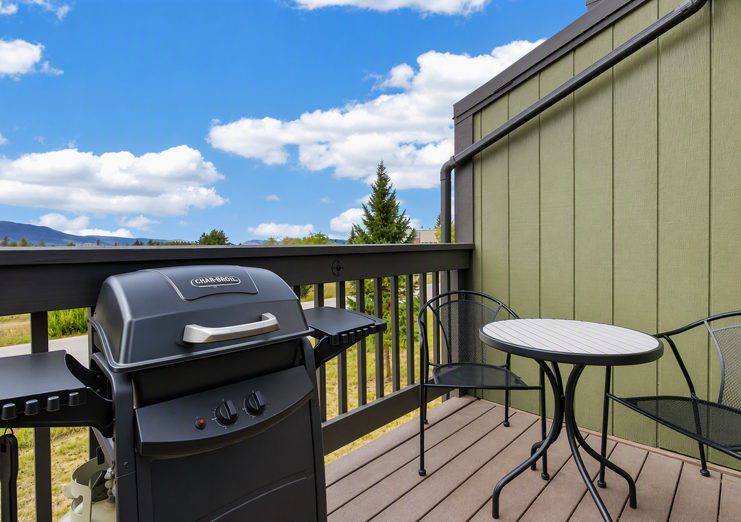 Step out onto your private balcony where mountain views frame your morning coffee. Fire up the grill and dine alfresco as you breathe in the fresh air and plan your day's adventures.
