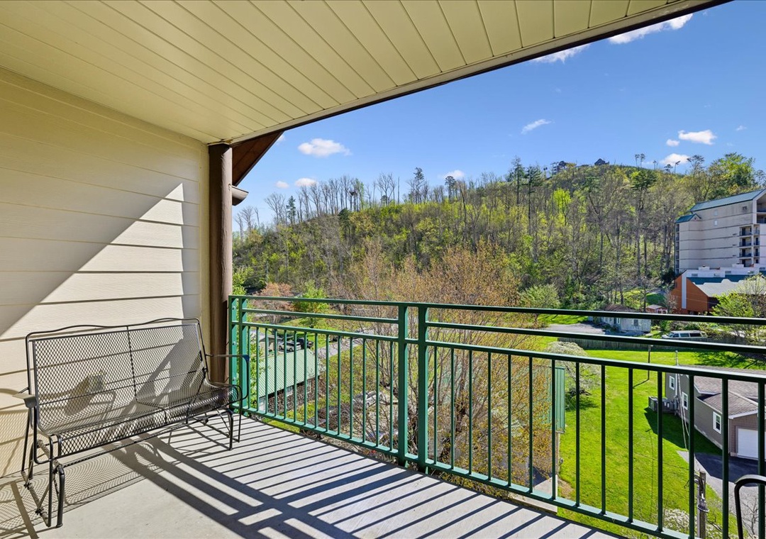 Sip your morning coffee while soaking in stunning hillside views from your private balcony.
