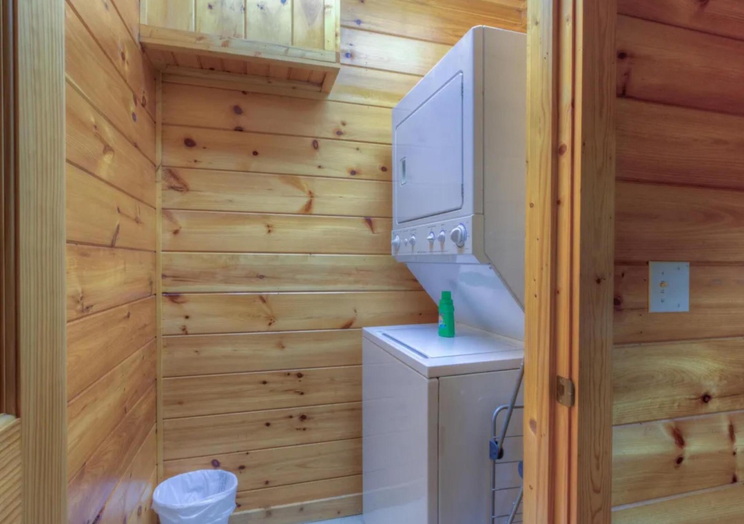 Keep your wardrobe fresh with your own in-unit washer and dryer, making extended stays effortless and packing light a breeze.