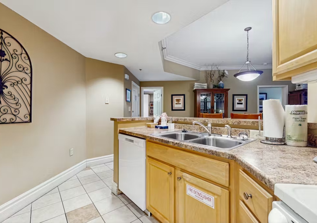 Cook with ease in your fully-equipped kitchen, featuring granite counters and stainless appliances for memorable meals during your stay.