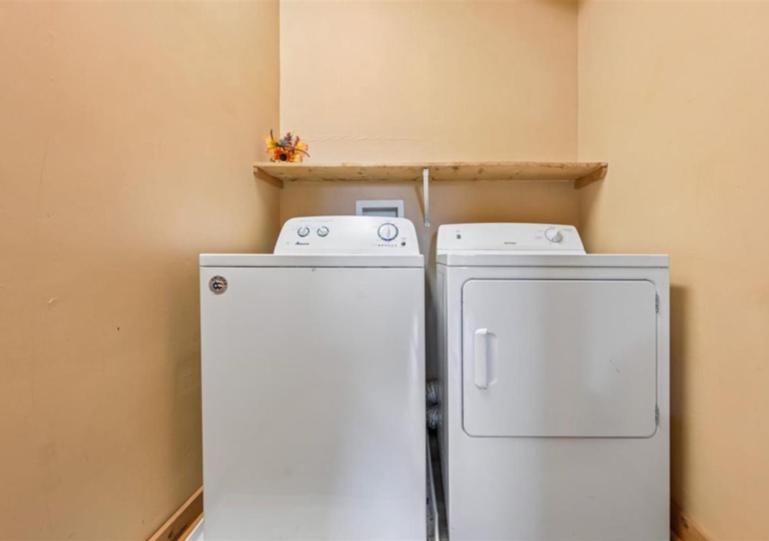 Keep your wardrobe fresh with your own in-unit washer and dryer, making laundry effortless during your stay.