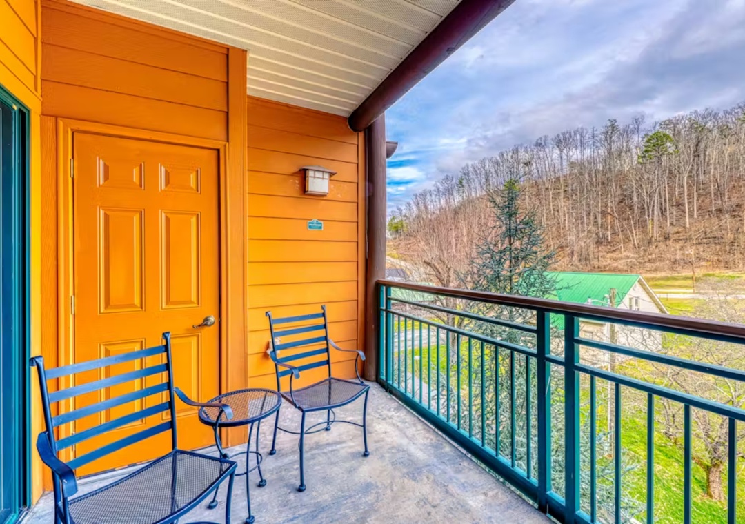 Step onto your private balcony and savor morning coffee while taking in the peaceful mountain views and rolling hills that stretch endlessly before you.
