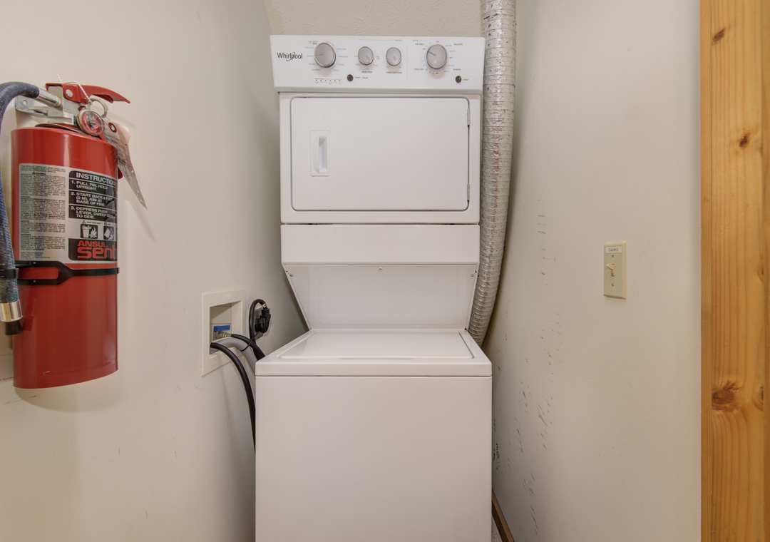 Your in-unit Whirlpool washer and dryer makes packing light a breeze during your stay.