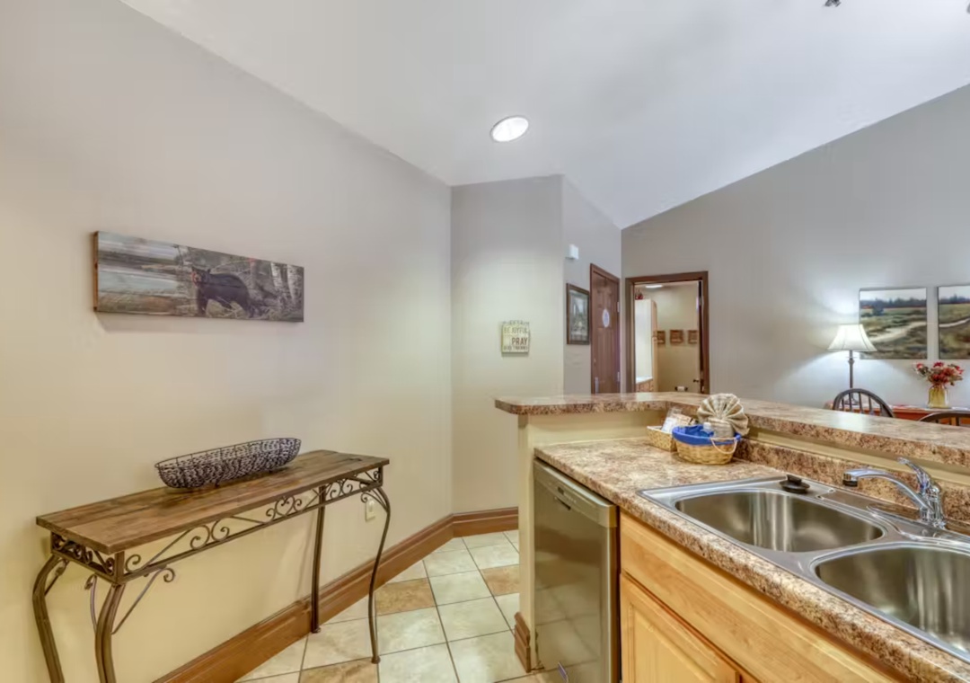 Your spacious kitchen features granite counters, double sink, and elegant dining space for memorable meals together.