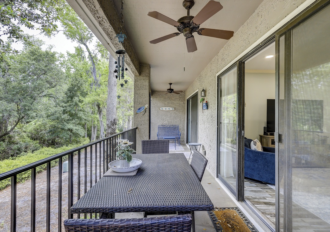 Private Porch off Living Area