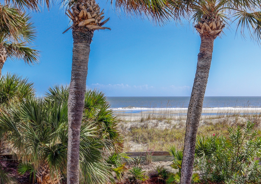 View from 5 Beach Villa