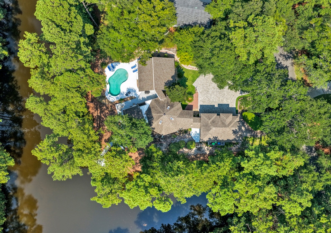 Drone View of Home