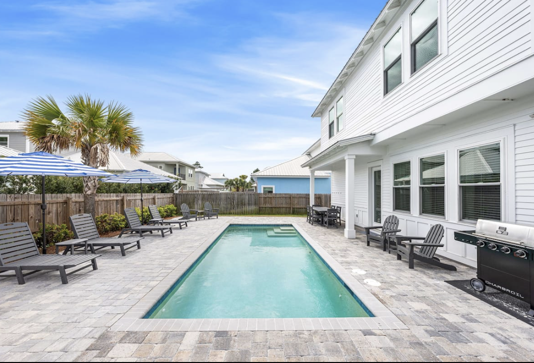Take a dip in your private pool.