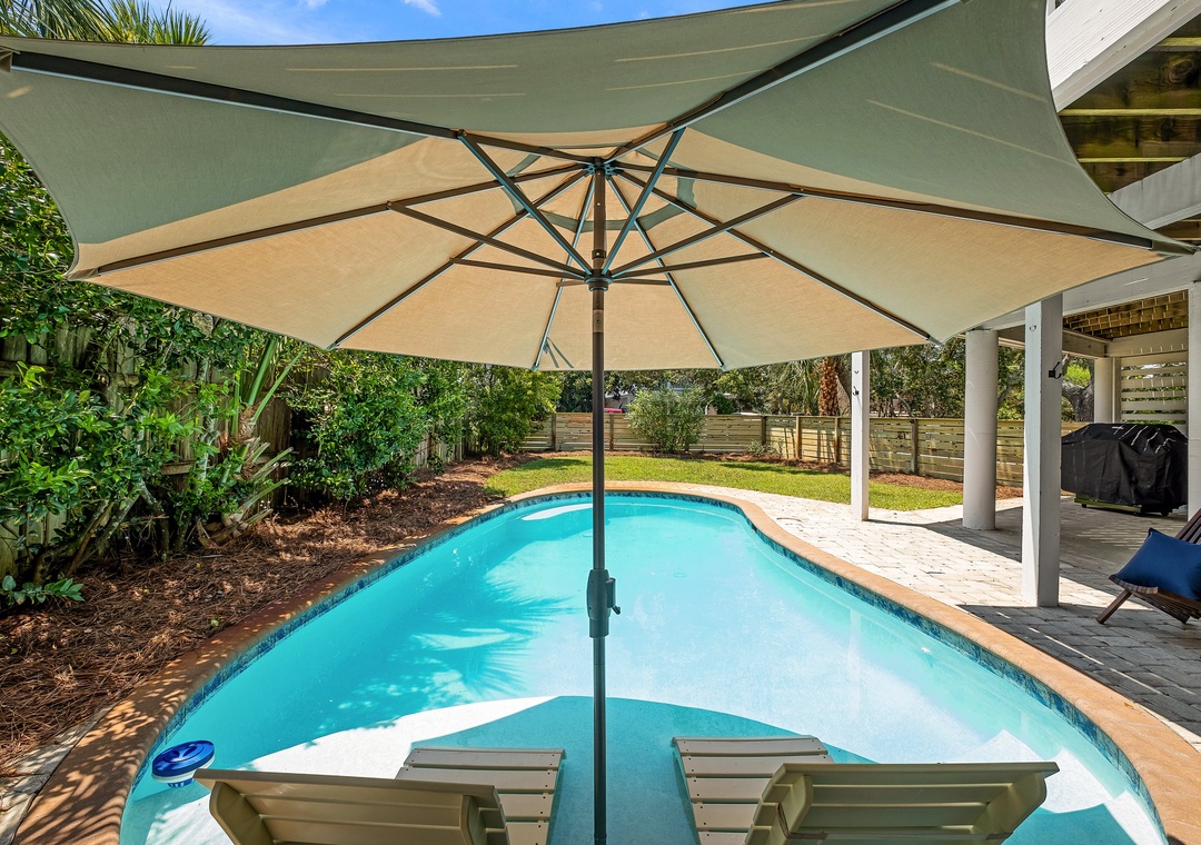 Private pool at Blue Betty - fun in the sun on 30A!