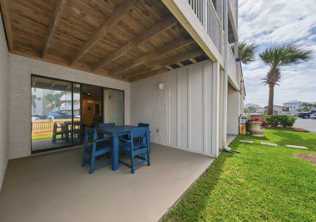 Back patio