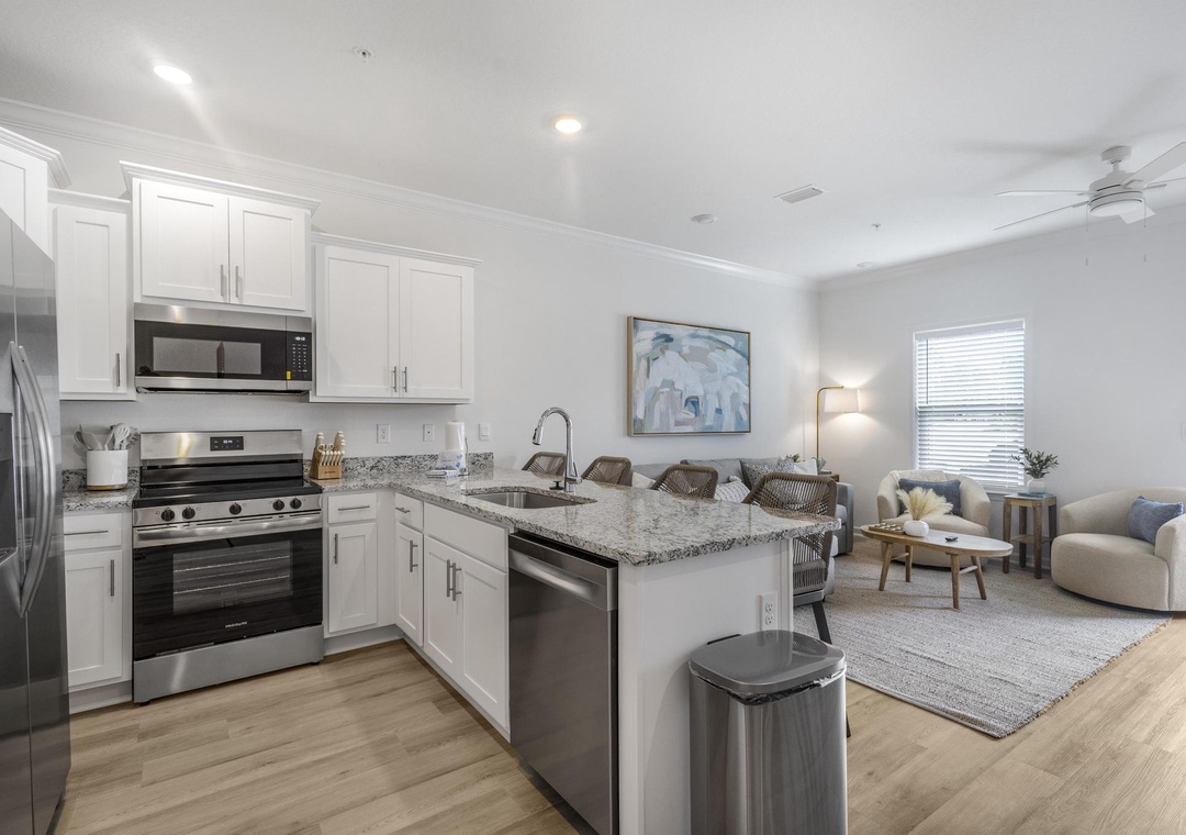 Spacious and open floorplan