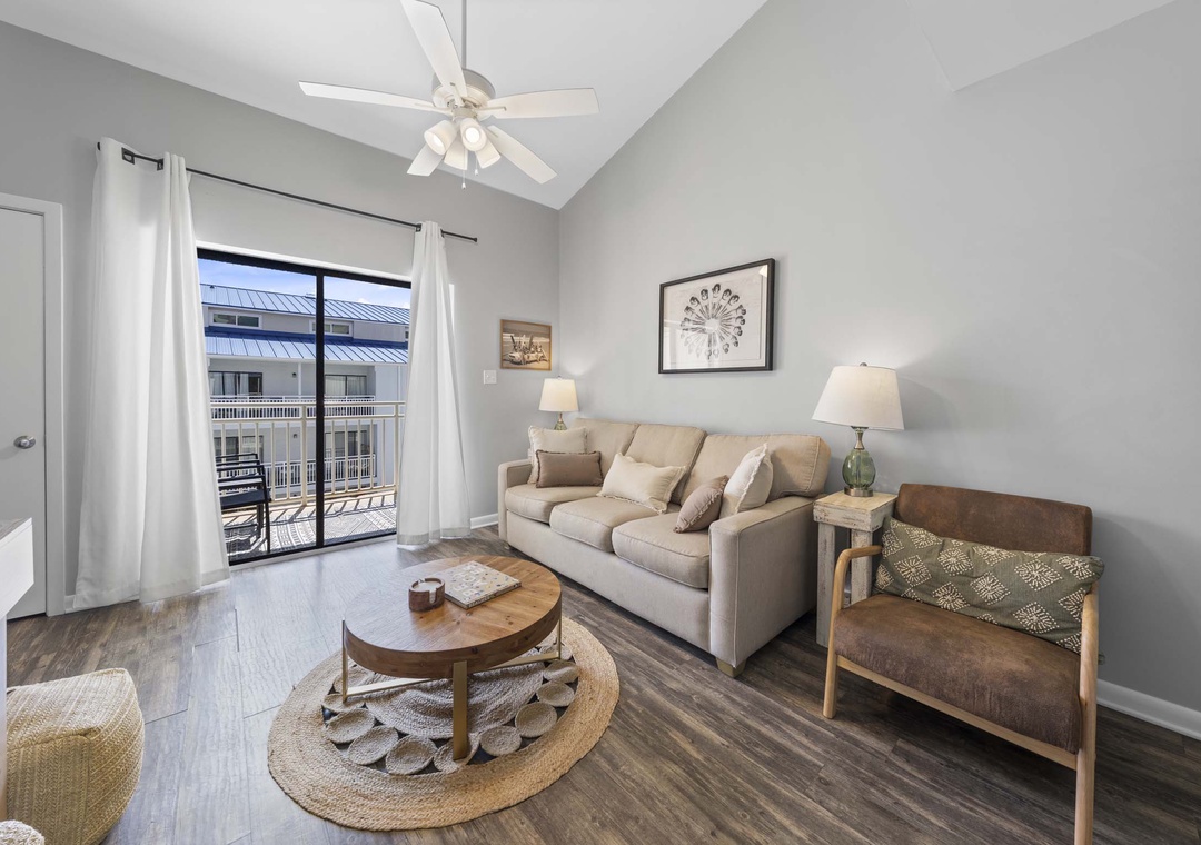 Comfortable living room seating