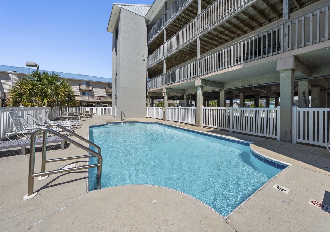 Take a dip in the community pool