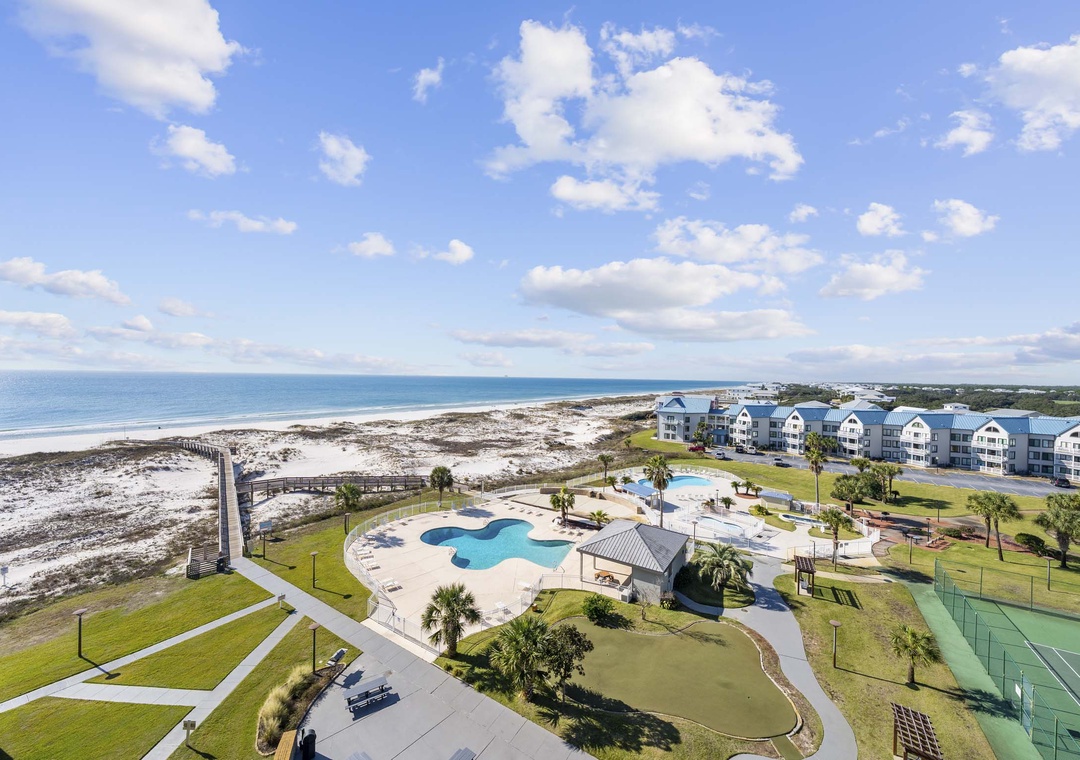 Stunning Gulf views from the balcony