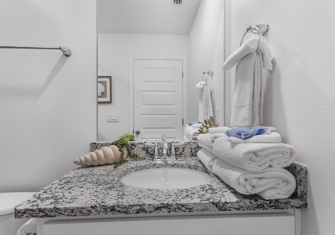 Upstairs guest bathroom