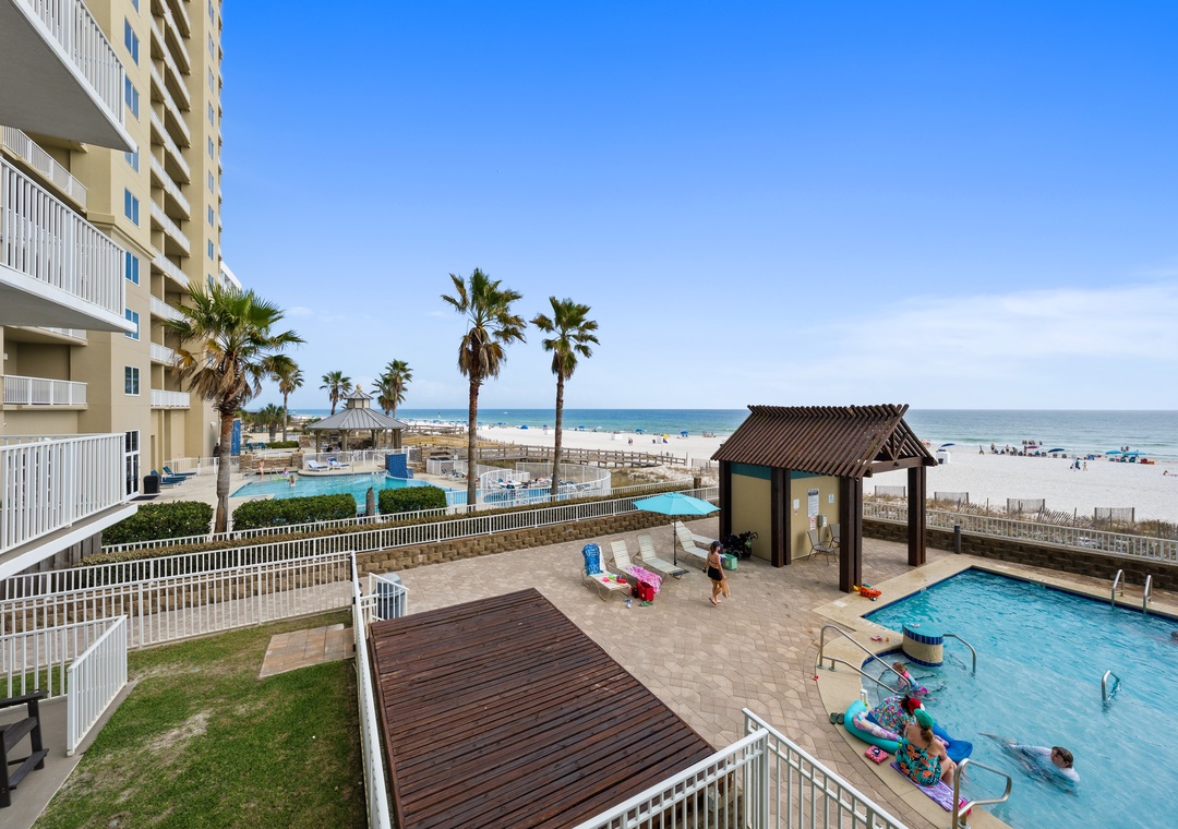 Beautiful views from the balcony