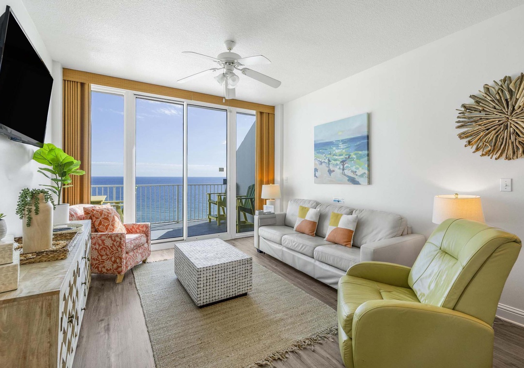 Comfortable living room seating