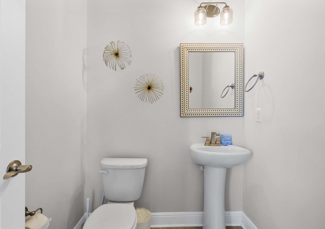 Downstairs half bathroom