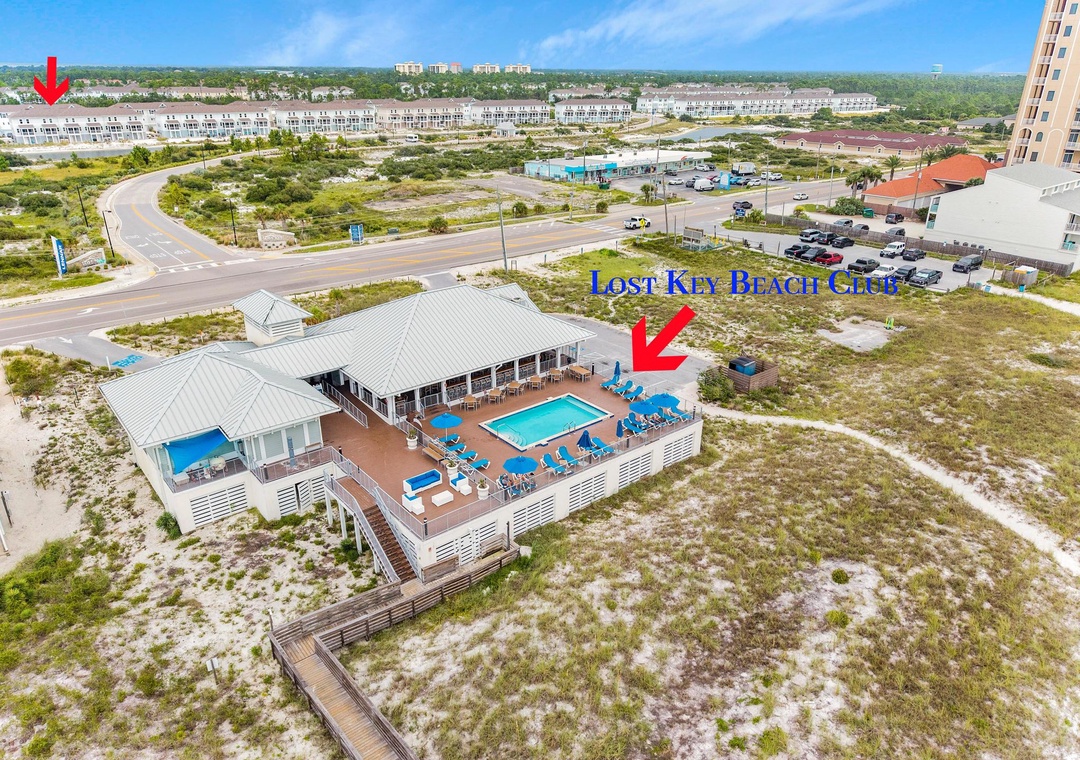Lost Key Beach Club location