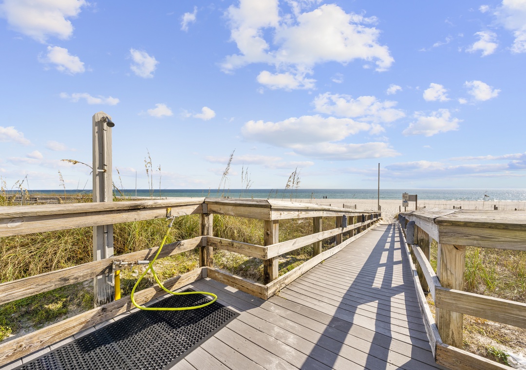 Boardwalk to the beach