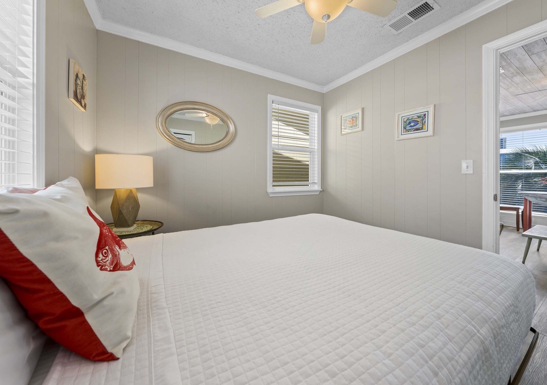 Bedroom 1 with queen bed