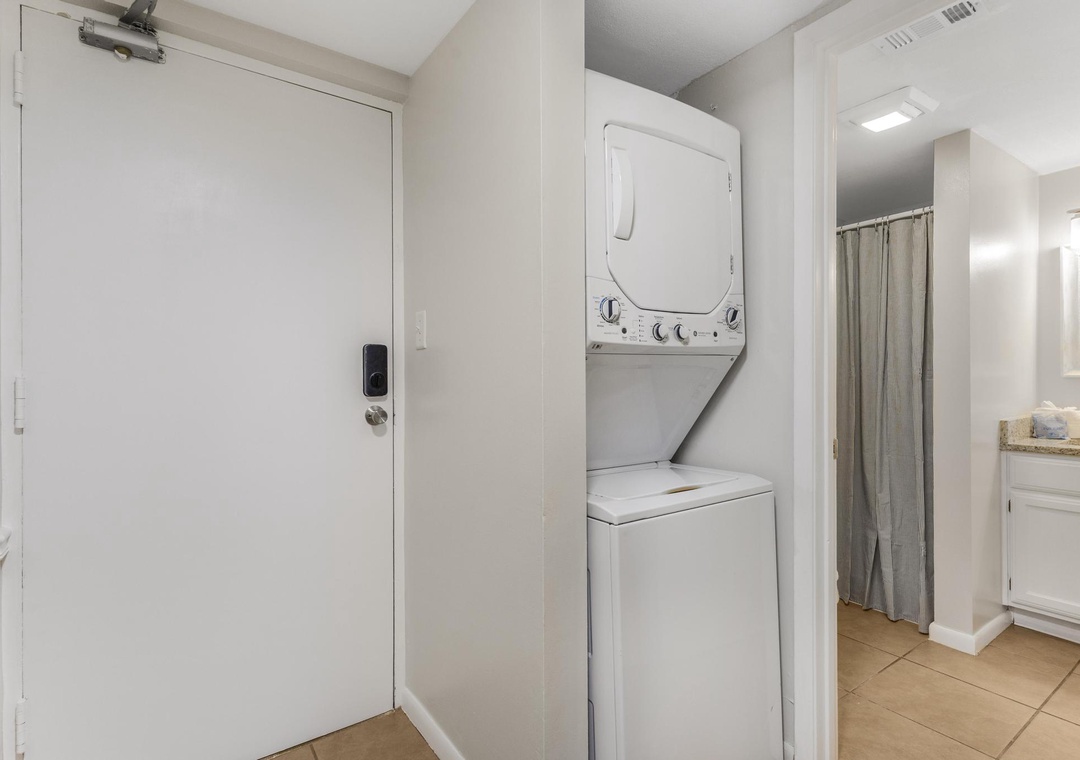 In-unit laundry