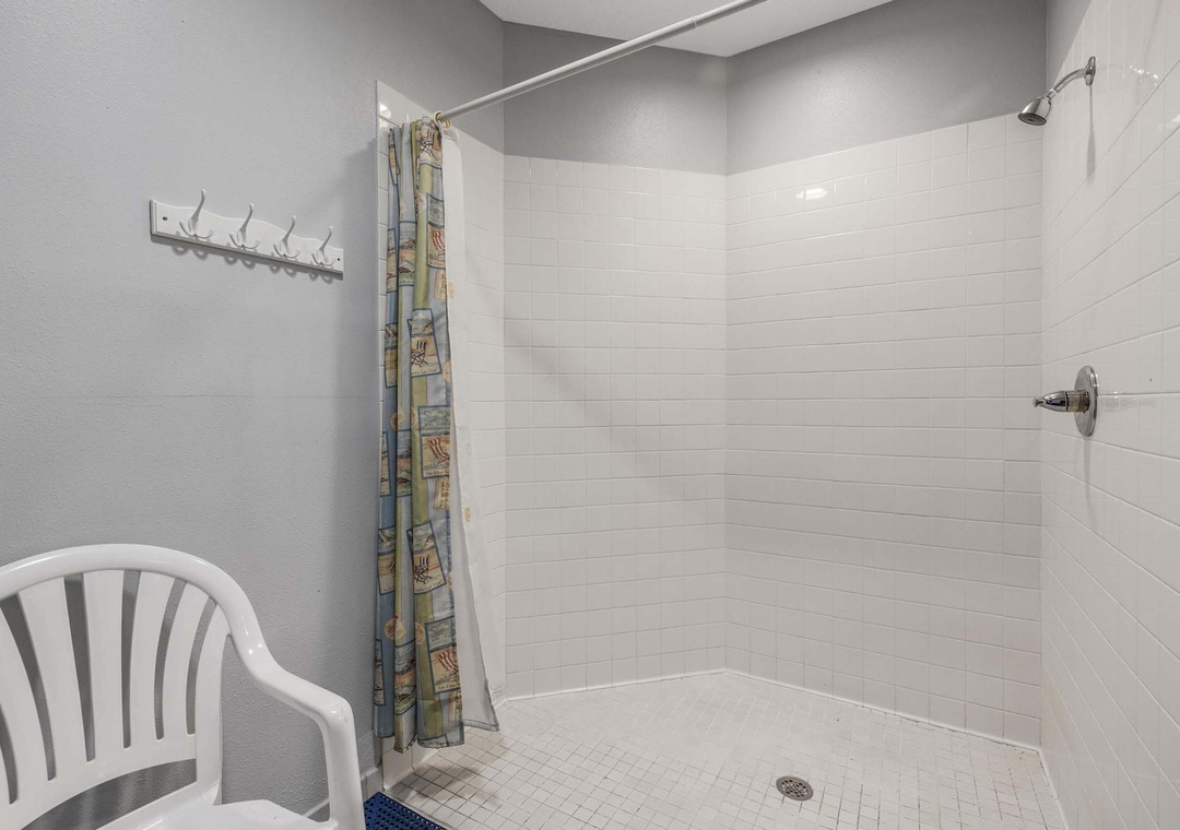 Shower in the locker room