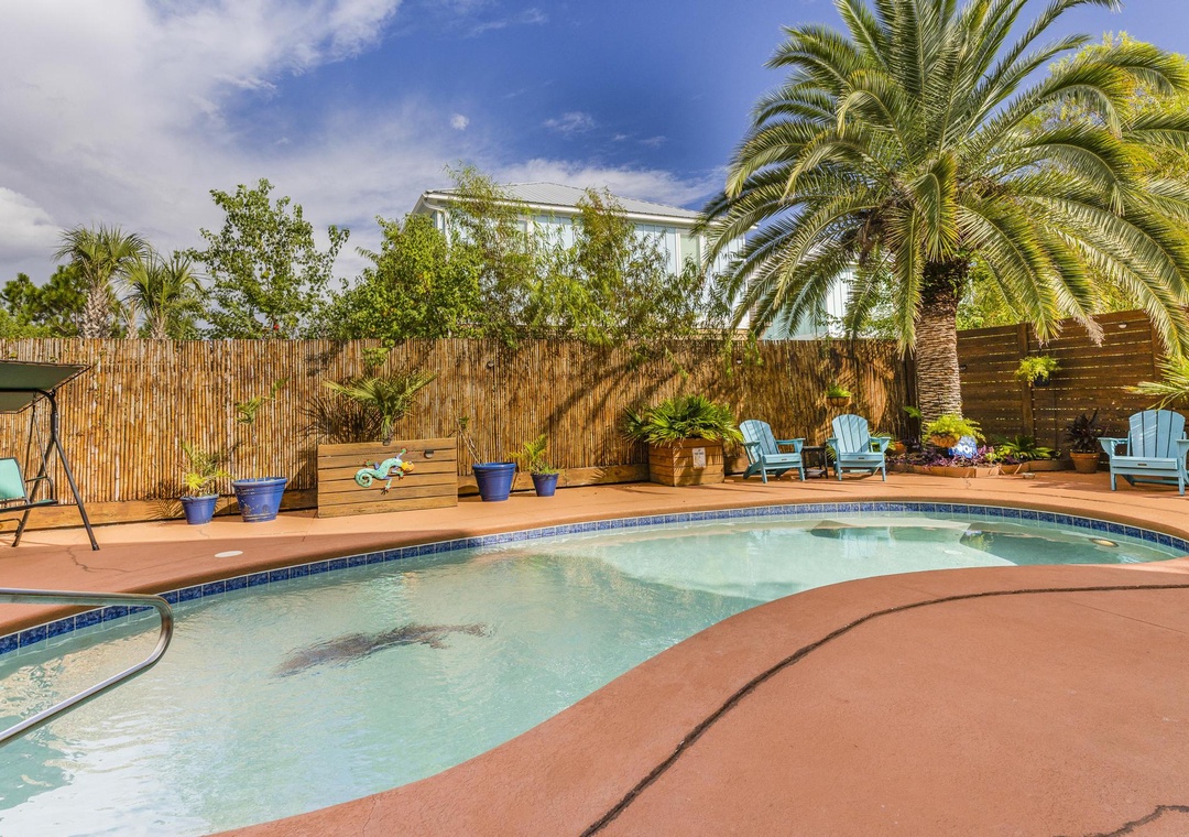 Enjoy the pool