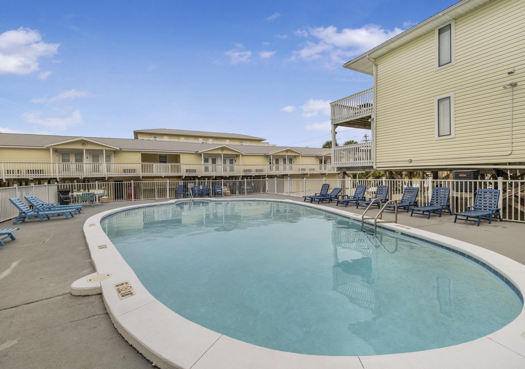 Enjoy the community pool at Moonraker