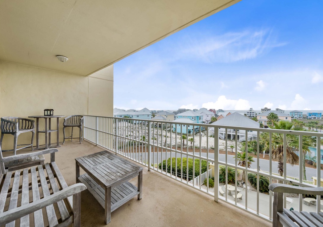 Beautiful and spacious private balcony