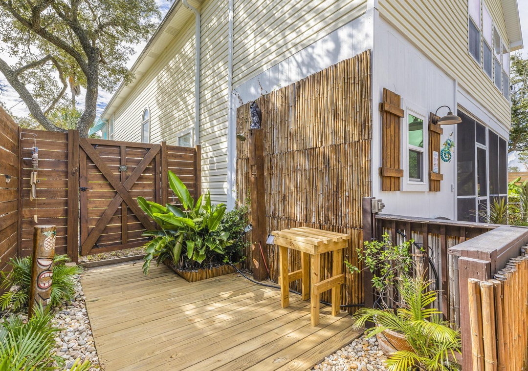 Outdoor shower