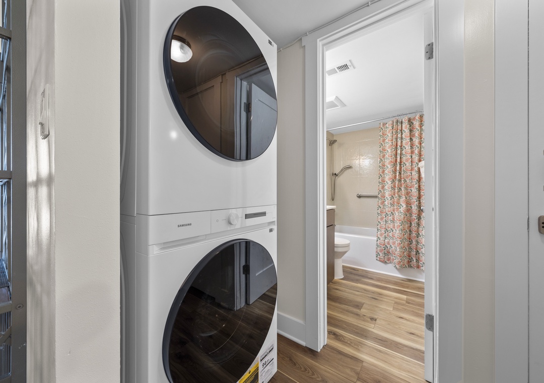 In-unit laundry